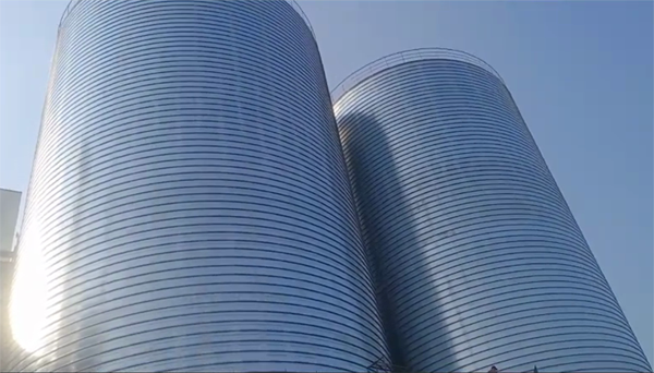 邯山2座混凝土高架卷板仓