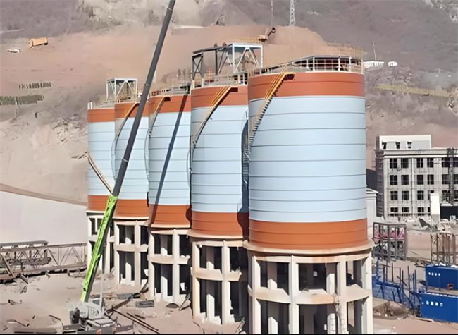 邯山高架钢板仓